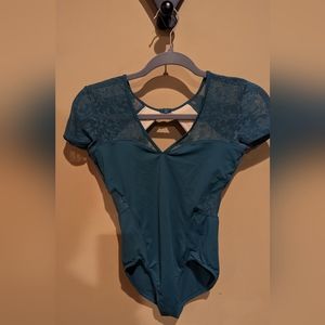 Mirella cap sleeve ballet leotard small